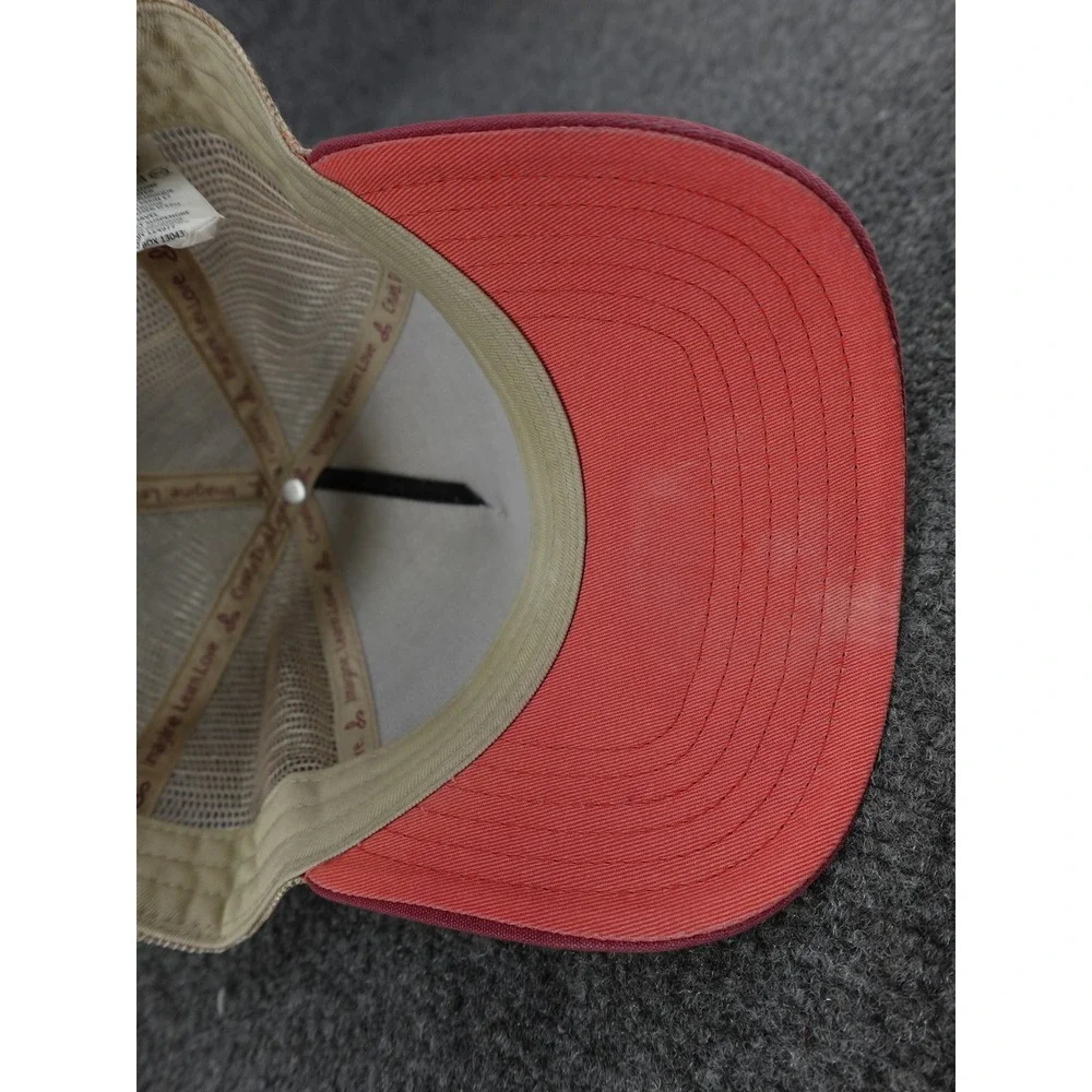 Prana Trucker Hat Womens OS Coral Zebra Print Mesh Snapback‎ Cap